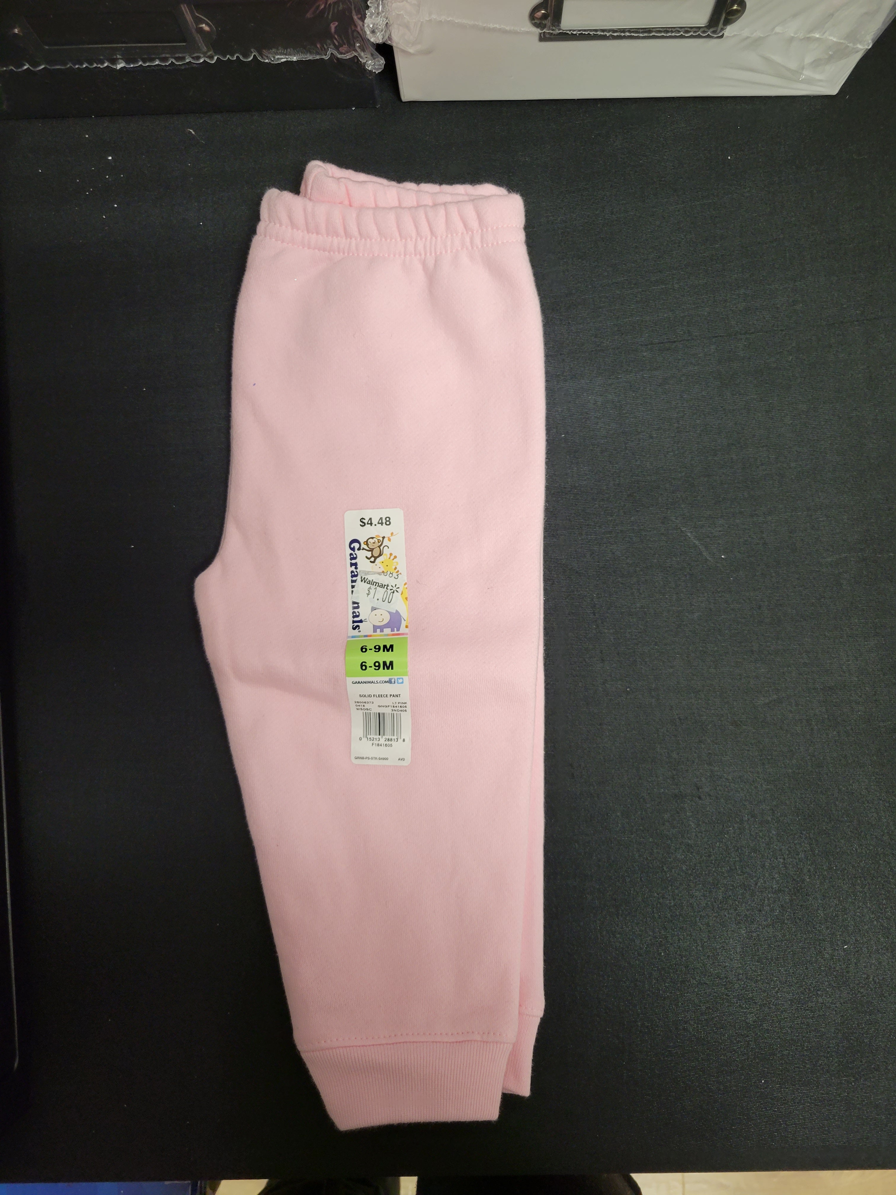 Light pink fleece pants