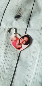 2-Sided Heart Keychain - JVN Creations & Designs