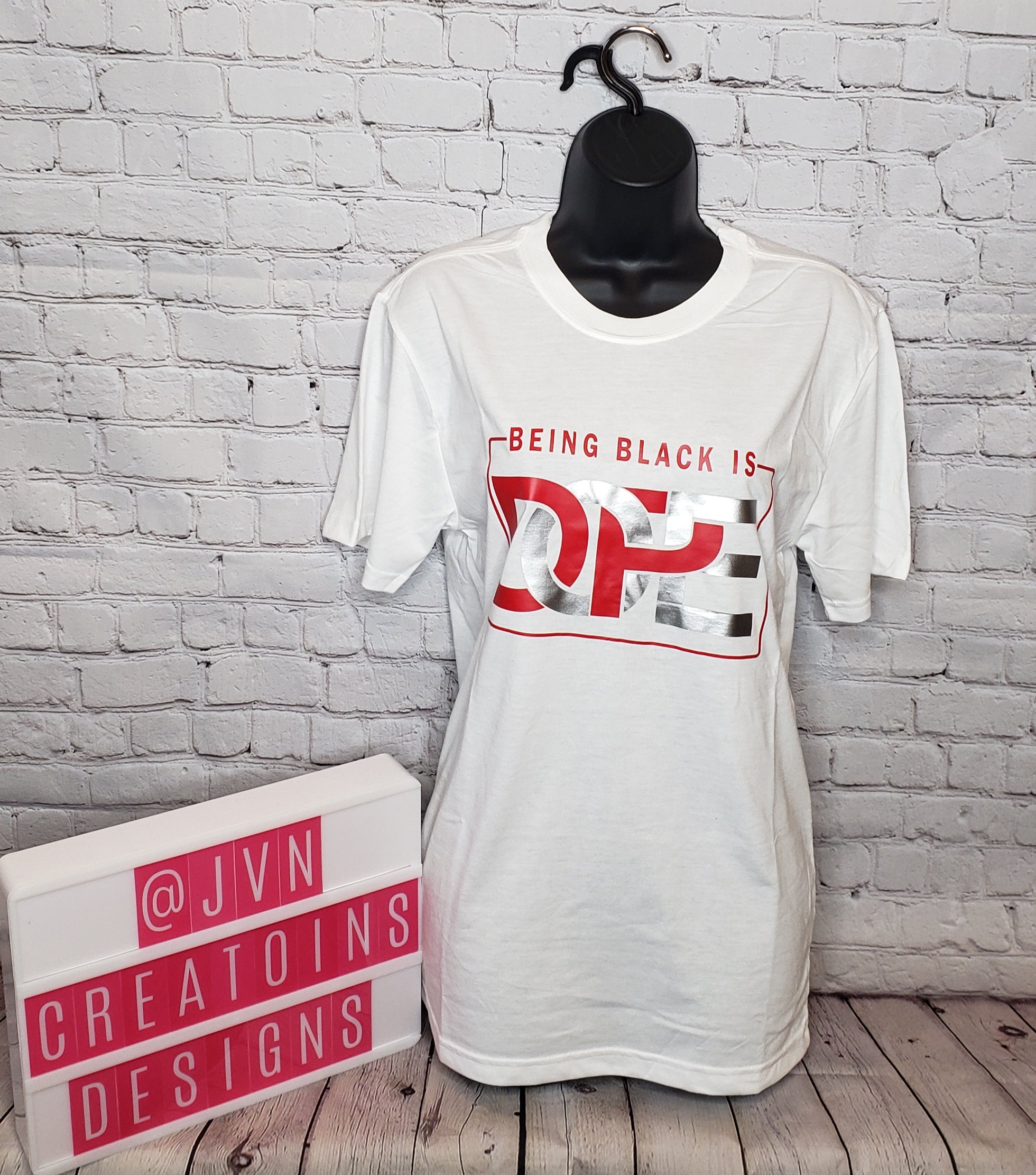 BEING BLACK IS DOPE SMALL UNISEX SHIRT