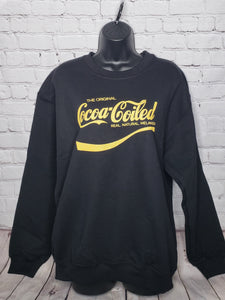 Cocoa-Coiled Sweatshirt- Medium Unisex