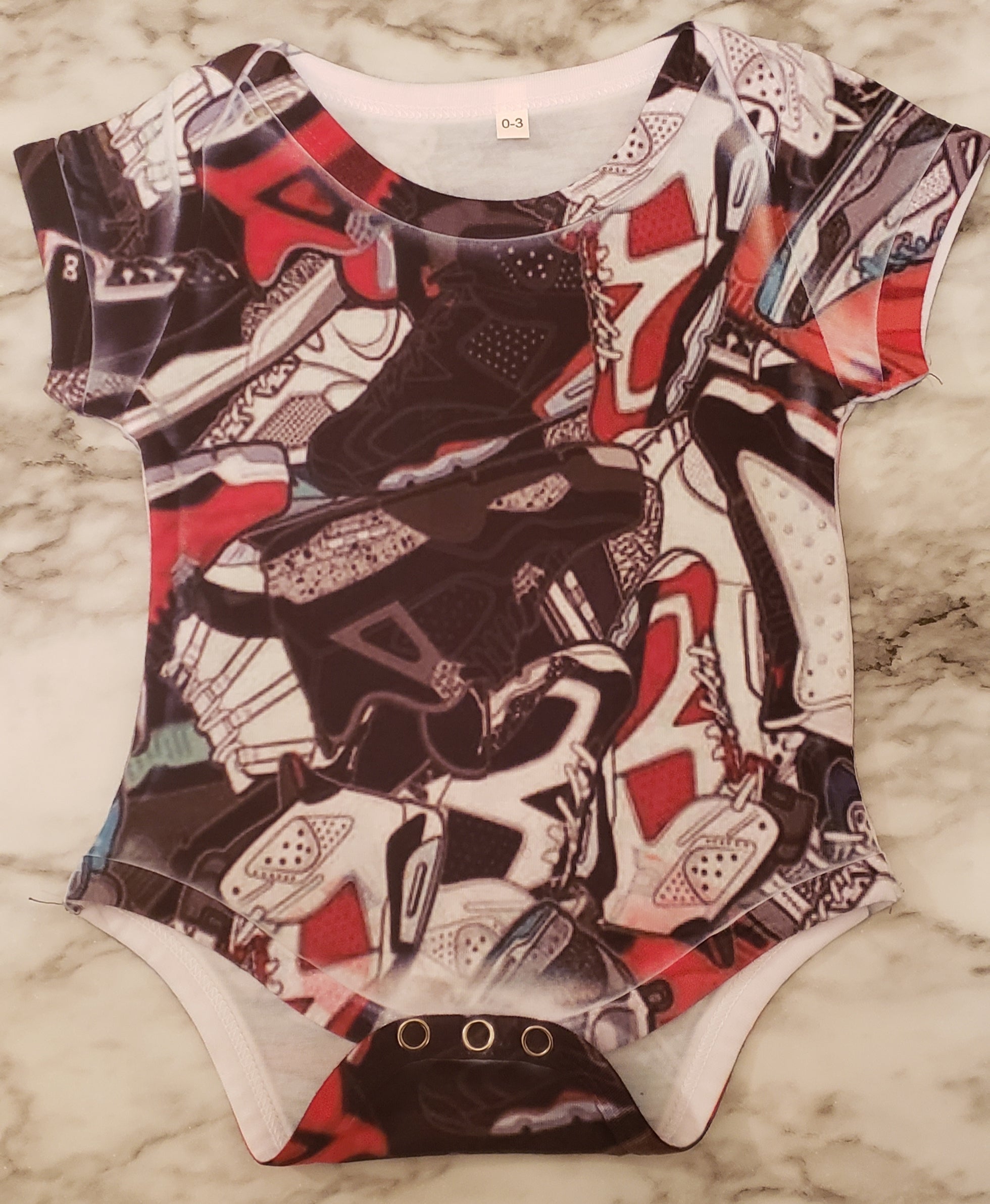 Custom All Over Baby Bodysuit