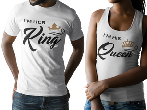 King & Queen Couples Shirt