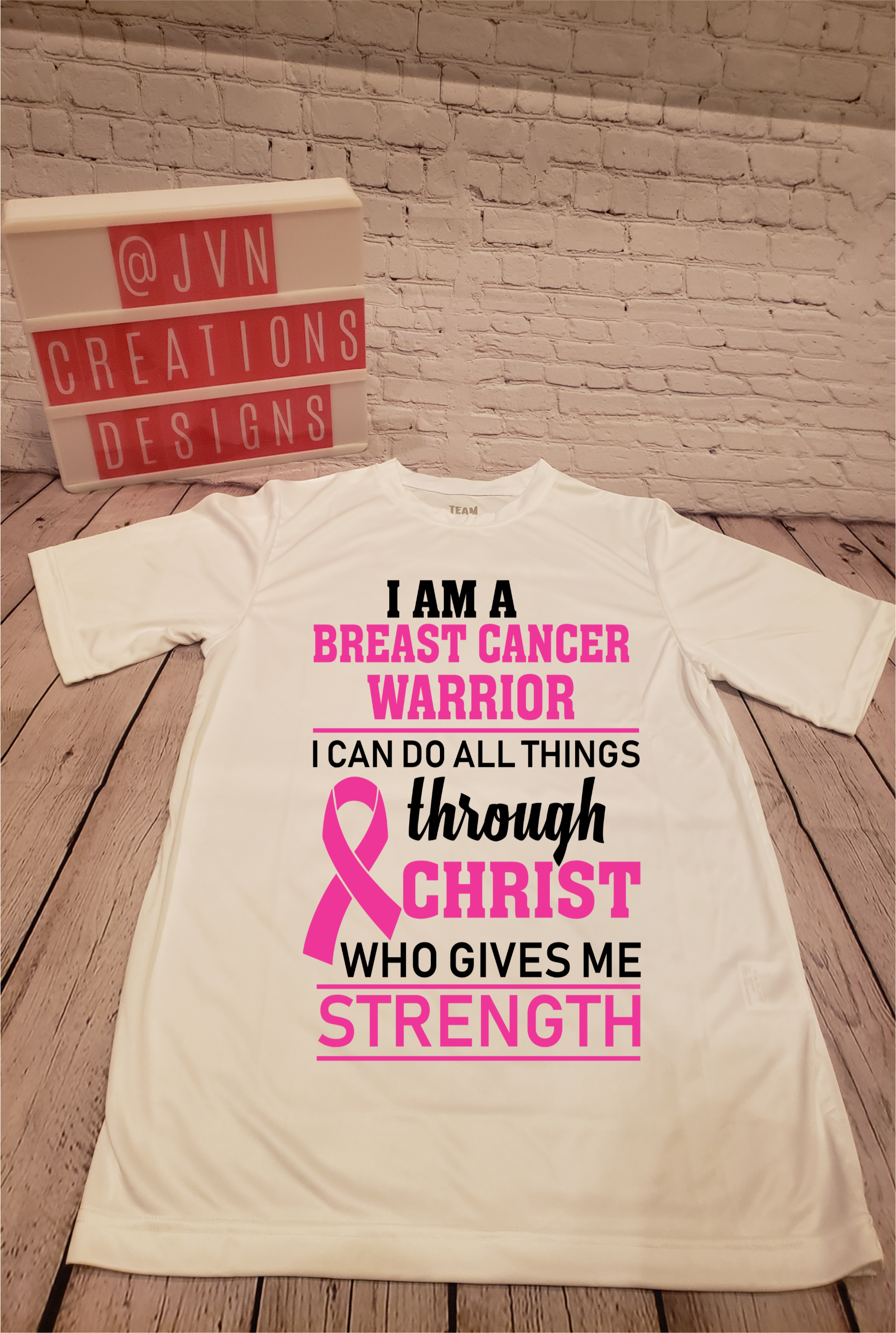 I Am A Breast Cancer Warrior - JVN Creations & Designs