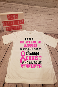 I Am A Breast Cancer Warrior - JVN Creations & Designs